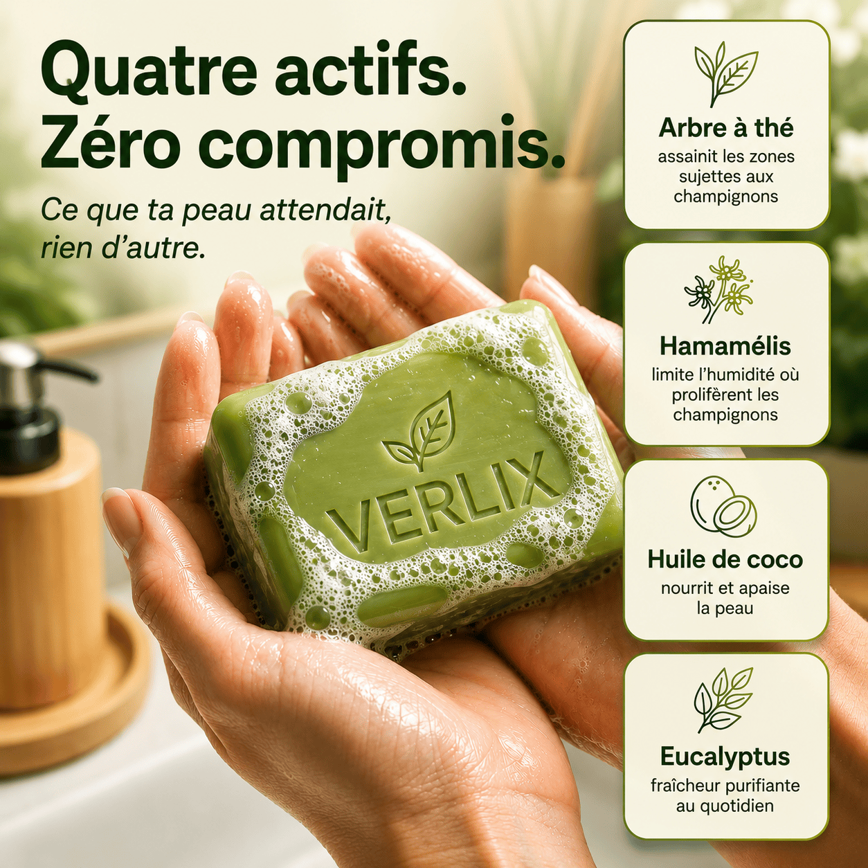 Verlix® Savon Purifiant Antifongique