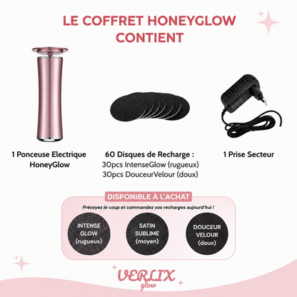 Verlix Glow™ – La Ponceuse Pieds pour des Talons Doux & Lisses