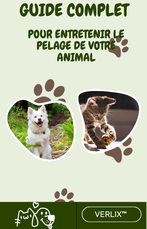 Le Guide Verlix™ du soin du pelage – Pour chiens & chats heureux