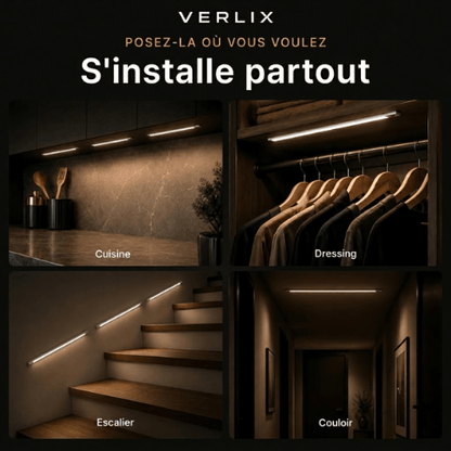 Verlix™ | Réglette LED Automatique Sans Fil