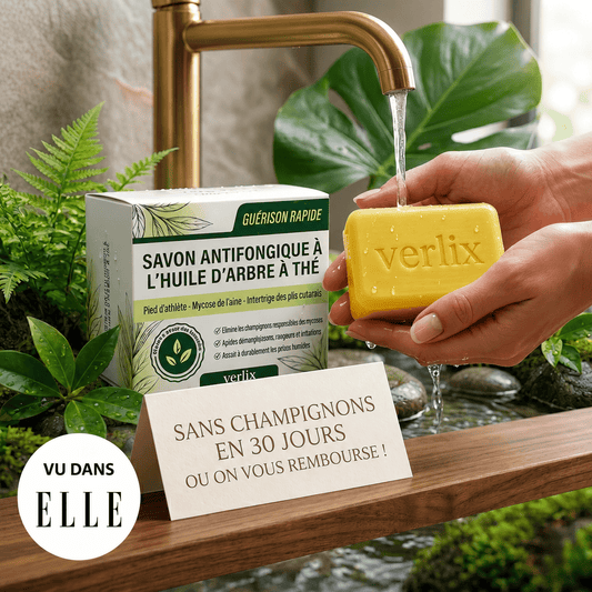 Verlix® Savon Purifiant Antifongique Senteur Citron