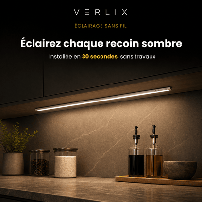 Verlix™ | Réglette LED Automatique Sans Fil