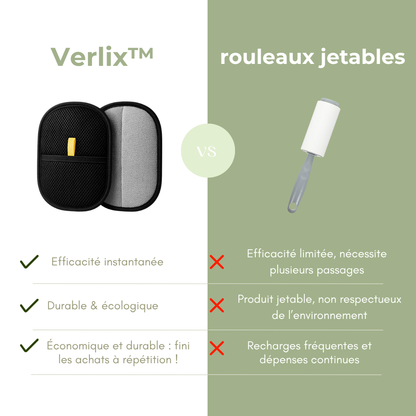 Verlix™ -  Gant Anti-Poils Réutilisable & Écologique