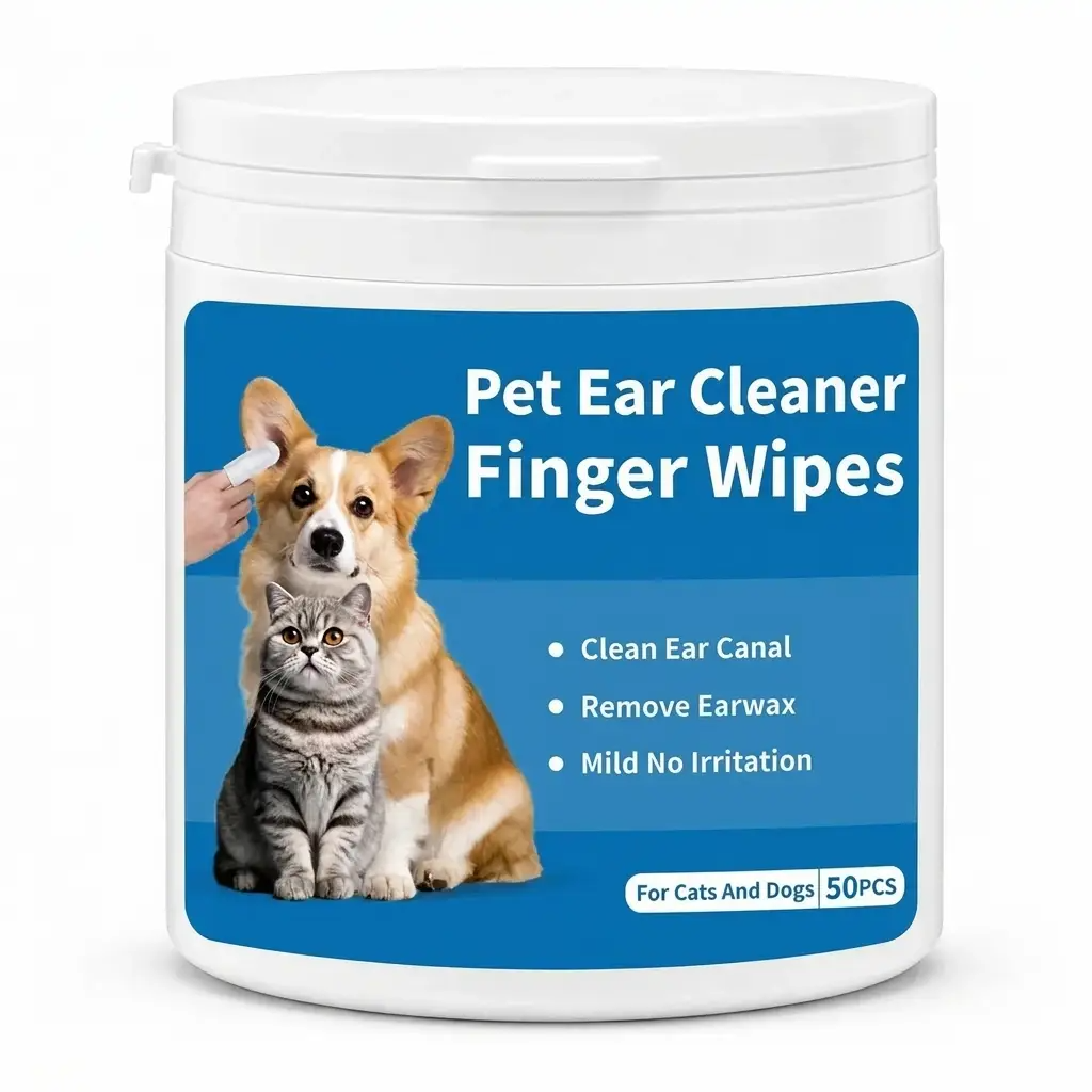 Lingettes Doigt Nettoyantes Oreilles Pour Chiens & Chats