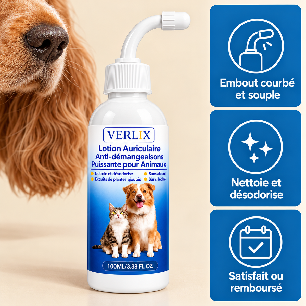 Lotion Auriculaire Chiens & Chats