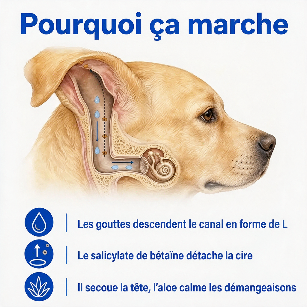 Nettoyant Oreilles pour Chiens & Chats