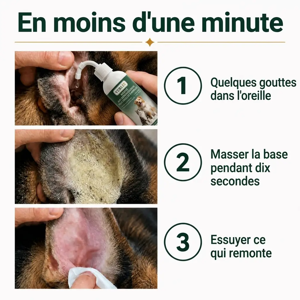 Nettoyant Oreilles pour Chiens & Chats