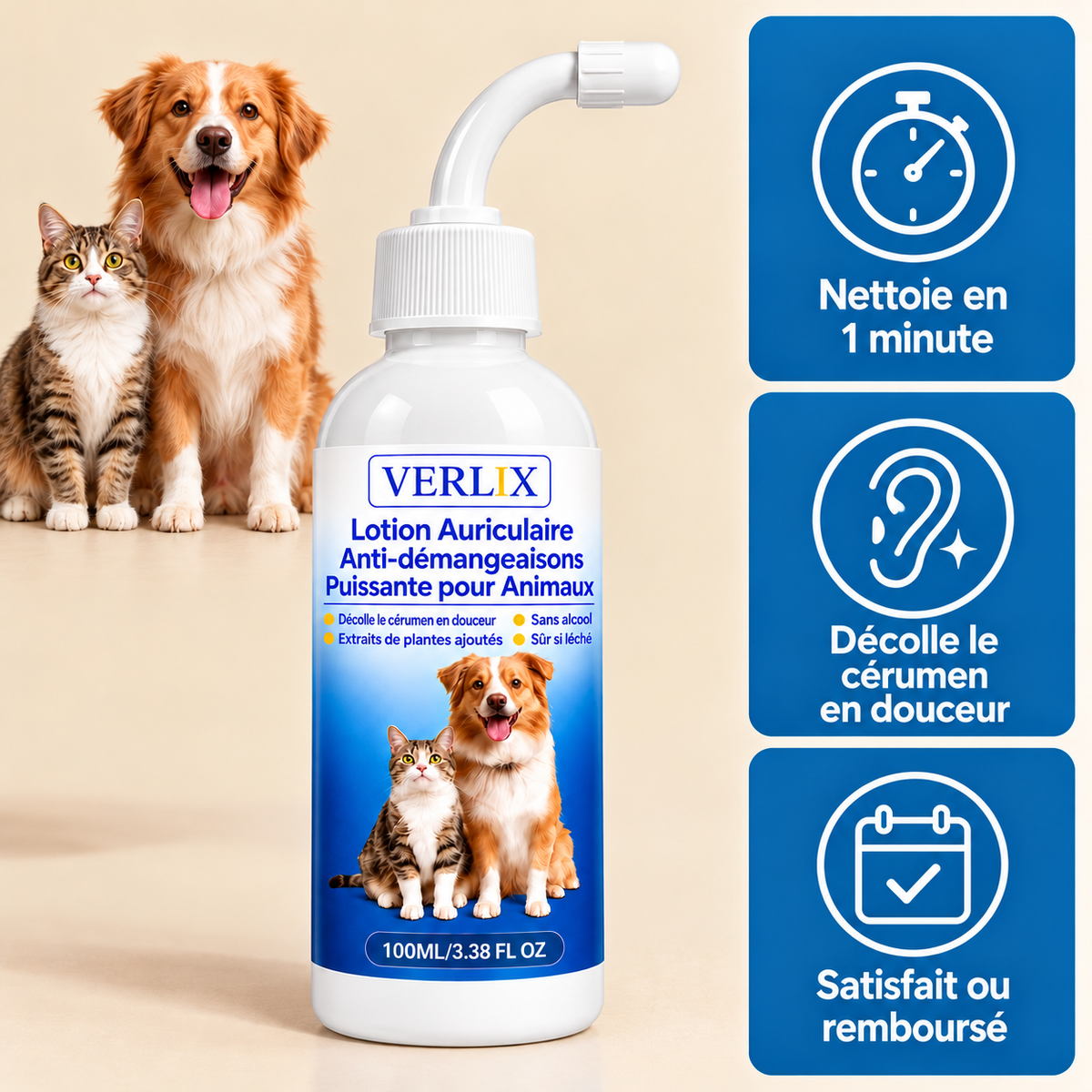 Lotion Auriculaire Chiens & Chats
