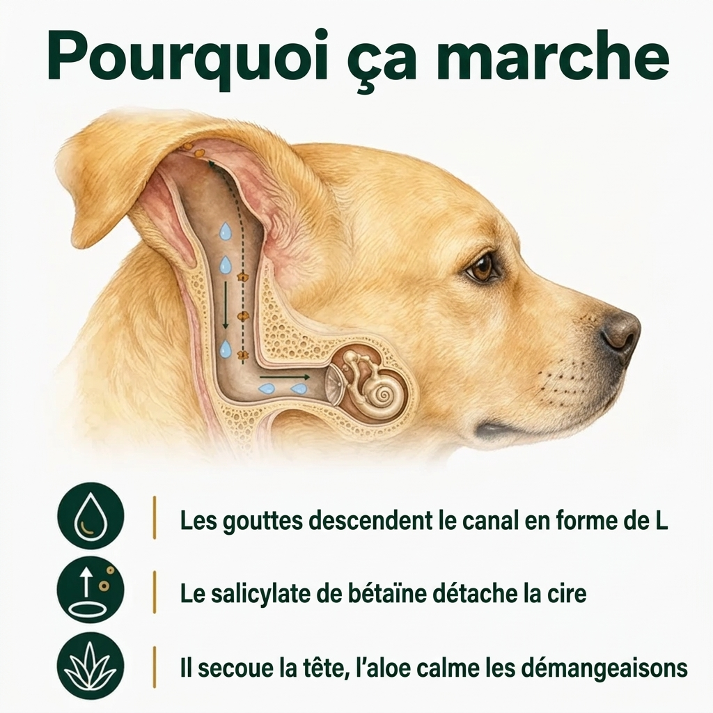 Nettoyant Oreilles pour Chiens & Chats